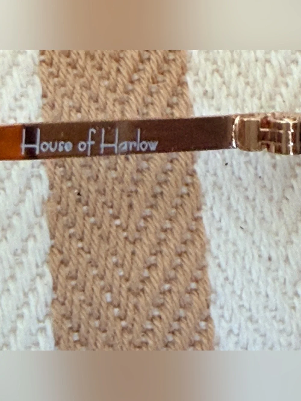 House of Harlow 1960 Square Sunglasses w/ Case Tortoise Brown UVA/UVB NWOT